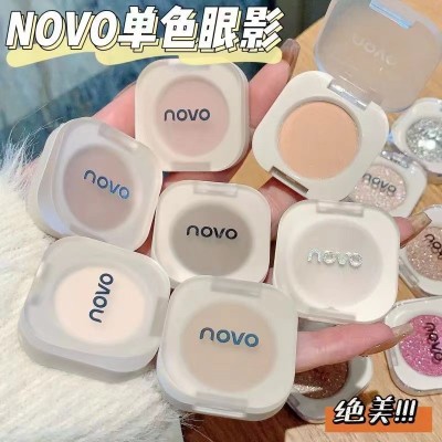 新品NOVO灵动倾眸单色眼影牛郎织女平替珠光爆闪学生平价彩妆批发