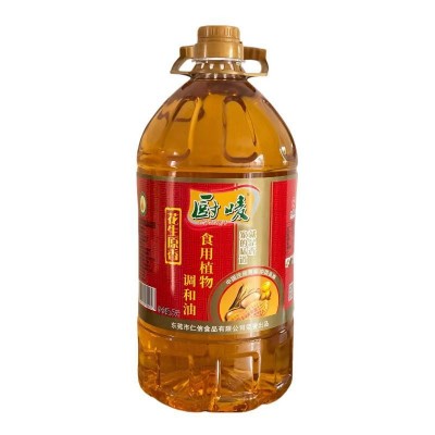 厂家直销厨唛花生原香调和油5L家庭商用炒菜整箱批发食用油